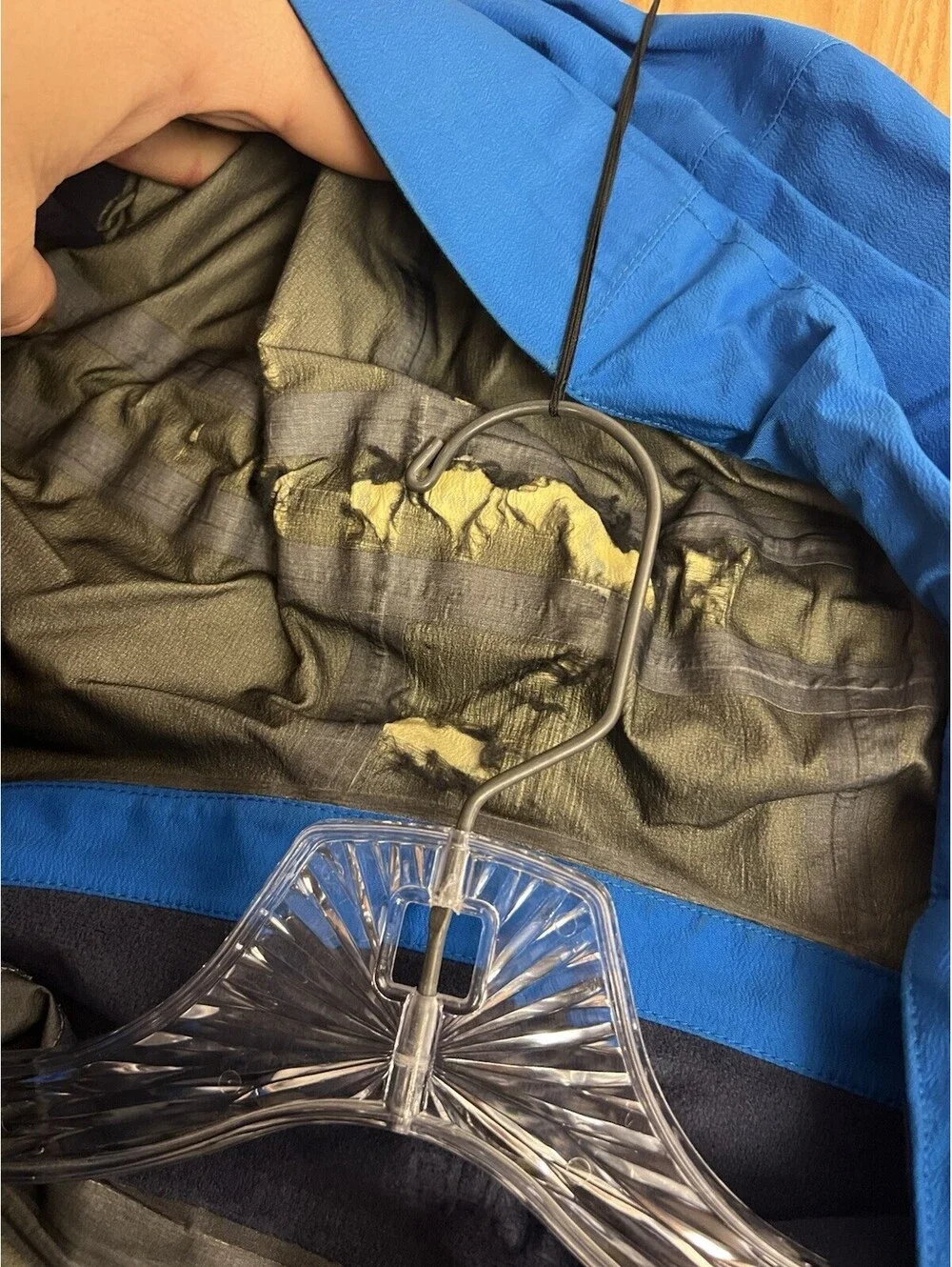 The North Face Free Thinker Goretex Jacket Mens 2XL Blue Steep Series Ski RECCO